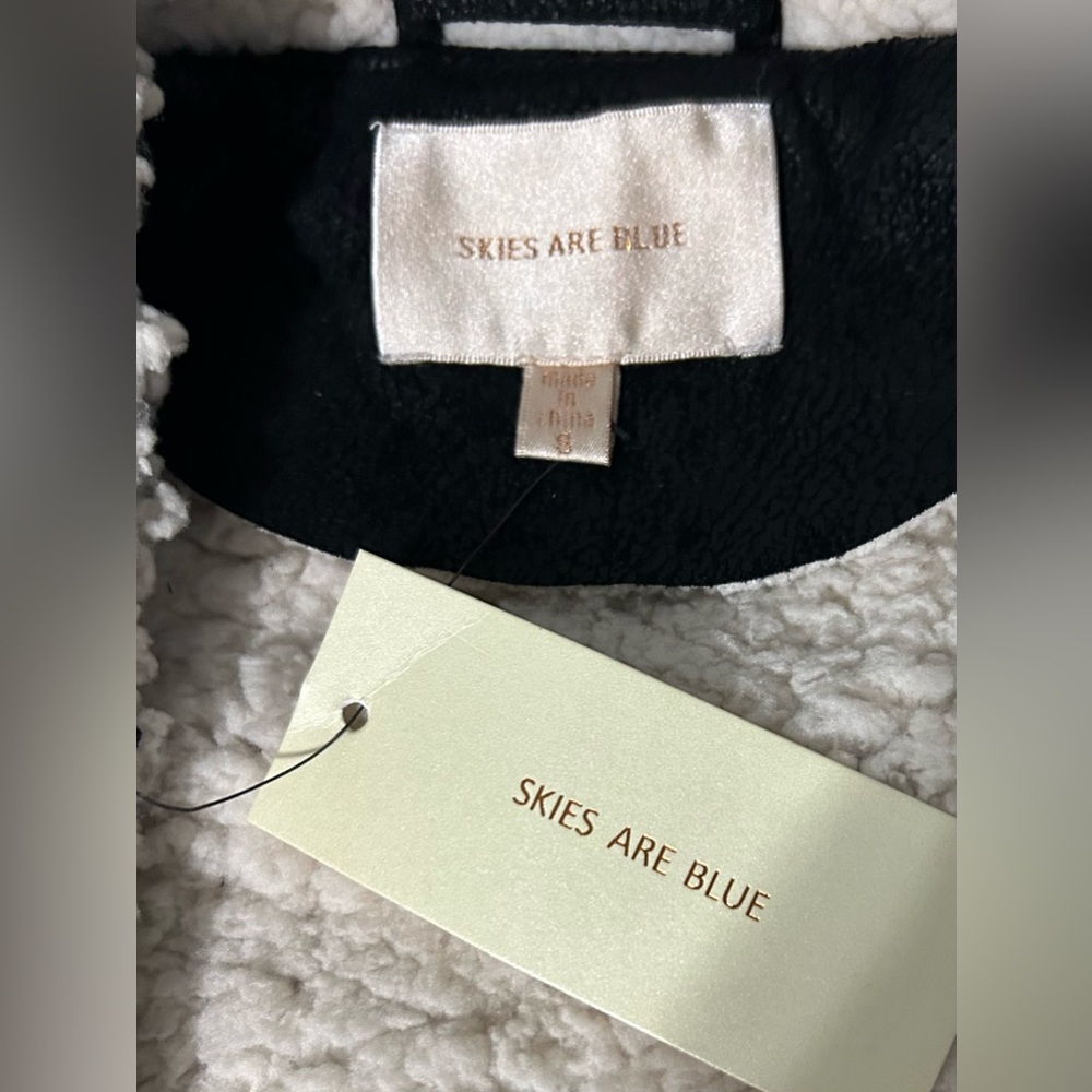 NWT Skies are Blue | Anthro Faux Suede Jacket - Picture 9 of 15